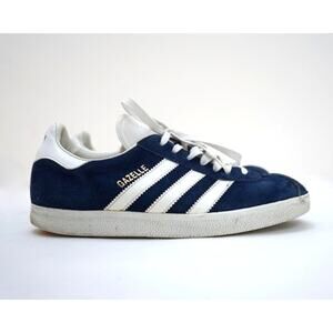 Vintage 90s Adidas Gazelle Blue Sneakers Womens 8.5